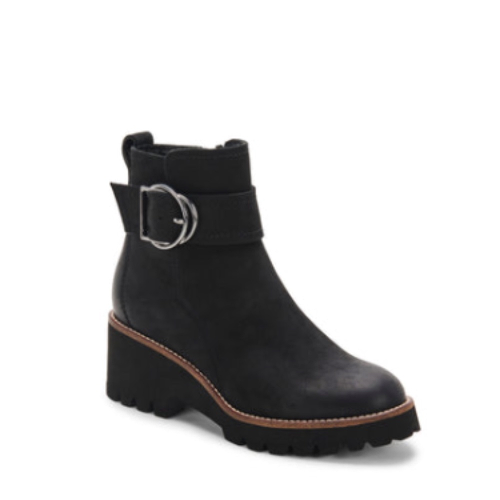 Blondo US Dagger Boots, Black/Silver Buckle